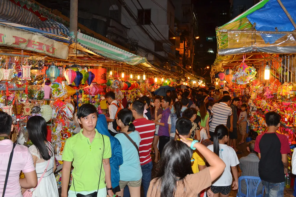 Rực rỡ phố lồng đèn mùa trung thu